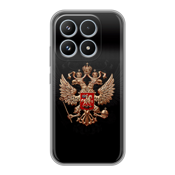 Силиконовый чехол на Xiaomi 17 с принтом Герб России