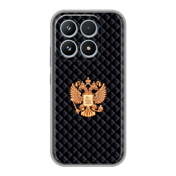 Силиконовый чехол на Xiaomi 17 с принтом Герб России принт Силиконовый чехол на Xiaomi 17 с принтом Герб России принт