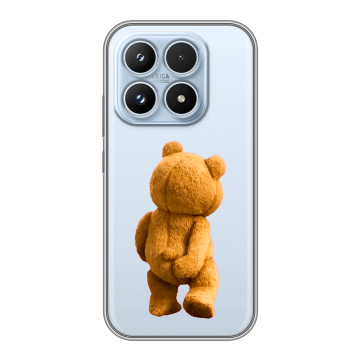 Силиконовый чехол на Xiaomi 17 с принтом Медведь Силиконовый чехол на Xiaomi 17 с принтом Медведь