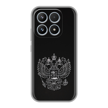 Силиконовый чехол на Xiaomi 17 с принтом Герб России Силиконовый чехол на Xiaomi 17 с принтом Герб России