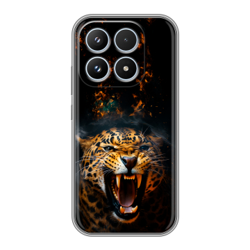 Силиконовый чехол на Xiaomi 17 с принтом Леопард Силиконовый чехол на Xiaomi 17 с принтом Леопард