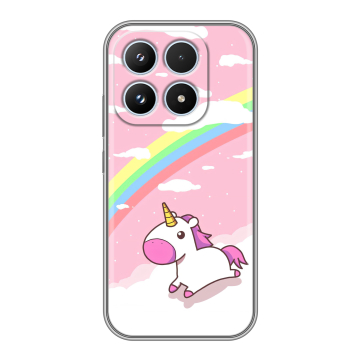Силиконовый чехол на Xiaomi 17 с принтом Единорог Силиконовый чехол на Xiaomi 17 с принтом Единорог