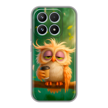 Силиконовый чехол на Xiaomi 17 с принтом сова Силиконовый чехол на Xiaomi 17 с принтом сова