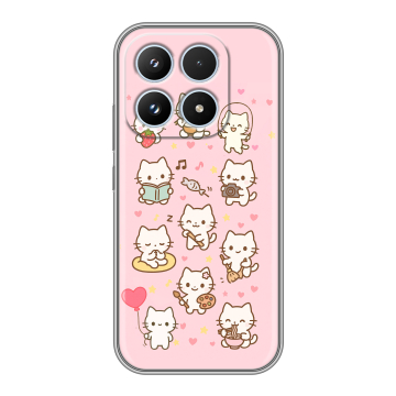 Силиконовый чехол на Xiaomi 17 с принтом Hello Kitty Хелоу Кити Силиконовый чехол на Xiaomi 17 с принтом Hello Kitty Хелоу Кити
