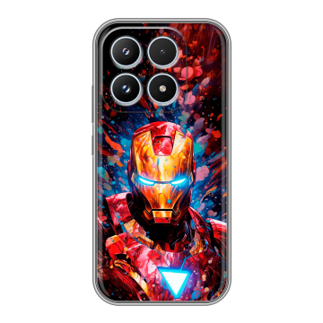 Силиконовый чехол на Xiaomi 17 с принтом Железный человек Ironman Силиконовый чехол на Xiaomi 17 с принтом Железный человек Ironman