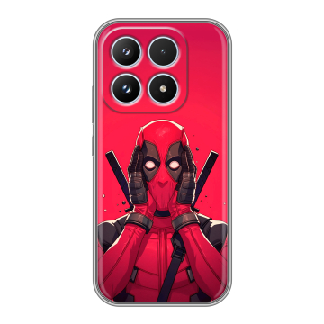 Силиконовый чехол на Xiaomi 17 с принтом Дедпул Deadpool Силиконовый чехол на Xiaomi 17 с принтом Дедпул Deadpool