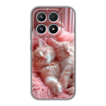 Силиконовый чехол на Xiaomi 17 с принтом котята котики