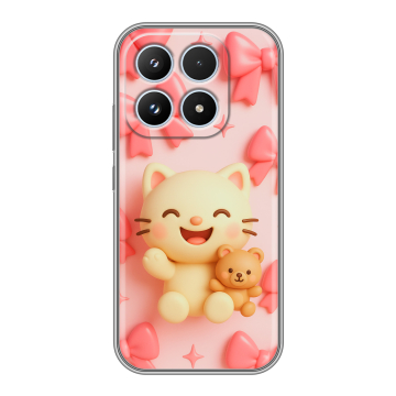 Силиконовый чехол на Xiaomi 17 с принтом для девочек Силиконовый чехол на Xiaomi 17 с принтом для девочек