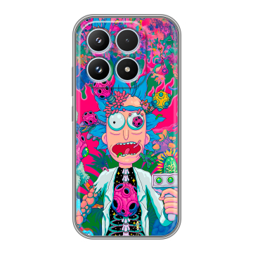 Силиконовый чехол на Xiaomi 17 с принтом Рик и Морти Rick Morty Силиконовый чехол на Xiaomi 17 с принтом Рик и Морти Rick Morty