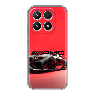 Силиконовый чехол на Xiaomi 17 с принтом Мерседес Mercedes AMG