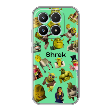 Силиконовый чехол на Xiaomi 17 с принтом Шрек Shrek