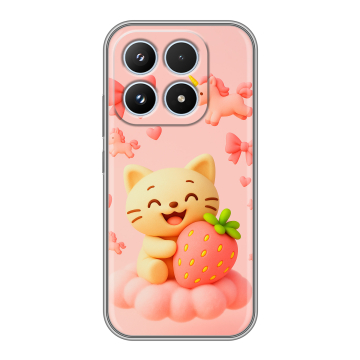 Силиконовый чехол на Xiaomi 17 с принтом для девочек Силиконовый чехол на Xiaomi 17 с принтом для девочек