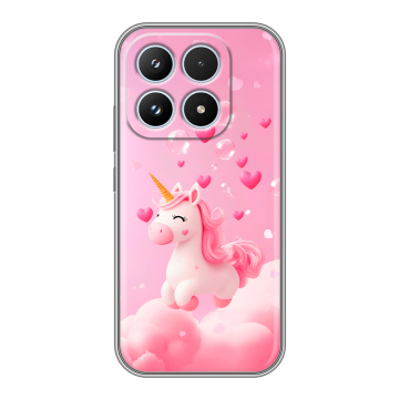 Силиконовый чехол на Xiaomi 17 с принтом Единорог Силиконовый чехол на Xiaomi 17 с принтом Единорог