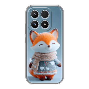 Силиконовый чехол на Xiaomi 17 с принтом Лиса