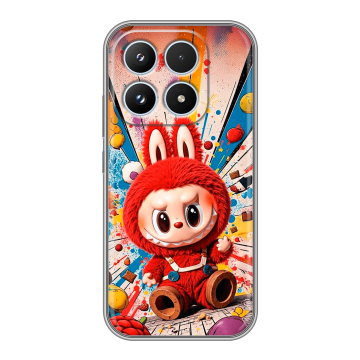 Силиконовый чехол на Xiaomi 17 с принтом Labubu Лабубу Силиконовый чехол на Xiaomi 17 с принтом Labubu Лабубу