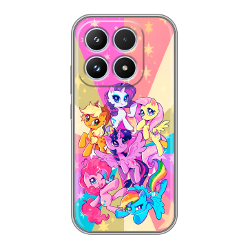 Силиконовый чехол на Xiaomi 17 с принтом My little pony Дружба чудо Силиконовый чехол на Xiaomi 17 с принтом My little pony Дружба чудо