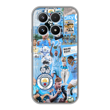 Силиконовый чехол на Xiaomi 17 с принтом Man City Манчестер Сити