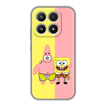 Силиконовый чехол на Xiaomi 17 с принтом Спанч боб Спанчбоб Силиконовый чехол на Xiaomi 17 с принтом Спанч боб Спанчбоб