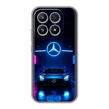 Силиконовый чехол на Xiaomi 17 с принтом Mercedes Мерседес Силиконовый чехол на Xiaomi 17 с принтом Mercedes Мерседес