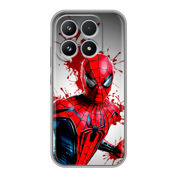 Силиконовый чехол на Xiaomi 17 с принтом Spiderman Человек паук Силиконовый чехол на Xiaomi 17 с принтом Spiderman Человек паук