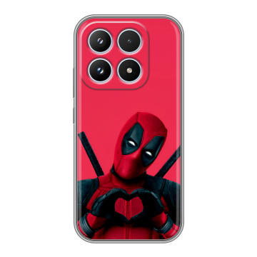 Силиконовый чехол на Xiaomi 17 с принтом Дедпул Deadpool Силиконовый чехол на Xiaomi 17 с принтом Дедпул Deadpool
