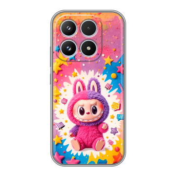 Силиконовый чехол на Xiaomi 17 с принтом Labubu Лабубу Силиконовый чехол на Xiaomi 17 с принтом Labubu Лабубу
