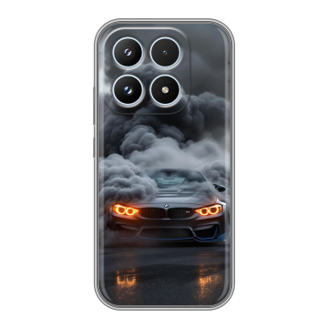 Силиконовый чехол на Xiaomi 17 с принтом BMW БМВ
