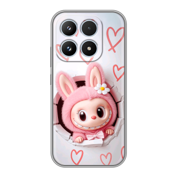 Силиконовый чехол на Xiaomi 17 с принтом Labubu Лабубу Силиконовый чехол на Xiaomi 17 с принтом Labubu Лабубу