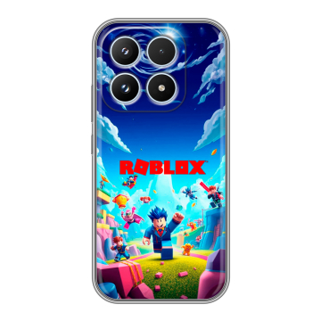 Силиконовый чехол на Xiaomi 17 с принтом Roblox Роблокс Силиконовый чехол на Xiaomi 17 с принтом Roblox Роблокс