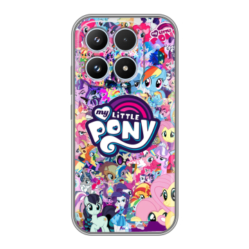 Силиконовый чехол на Xiaomi 17 с принтом My little pony Дружба чудо Силиконовый чехол на Xiaomi 17 с принтом My little pony Дружба чудо