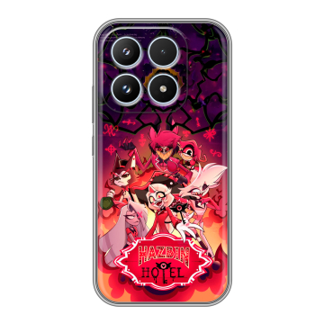 Силиконовый чехол на Xiaomi 17 с принтом Hazbin Hotel Отель Хазбин Силиконовый чехол на Xiaomi 17 с принтом Hazbin Hotel Отель Хазбин