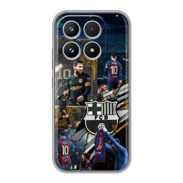 Силиконовый чехол на Xiaomi 17 с принтом Messi Barcelona Силиконовый чехол на Xiaomi 17 с принтом Messi Barcelona
