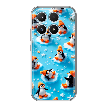 Силиконовый чехол на Xiaomi 17 с принтом Новый год