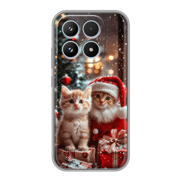 Силиконовый чехол на Xiaomi 17 с принтом Новый год