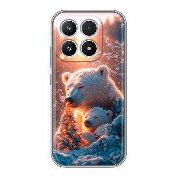 Силиконовый чехол на Xiaomi 17 с принтом Новый год Силиконовый чехол на Xiaomi 17 с принтом Новый год