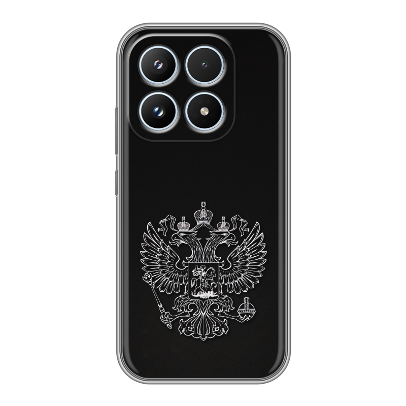 Силиконовый чехол на Xiaomi 17 с принтом Герб России Силиконовый чехол на Xiaomi 17 с принтом Герб России