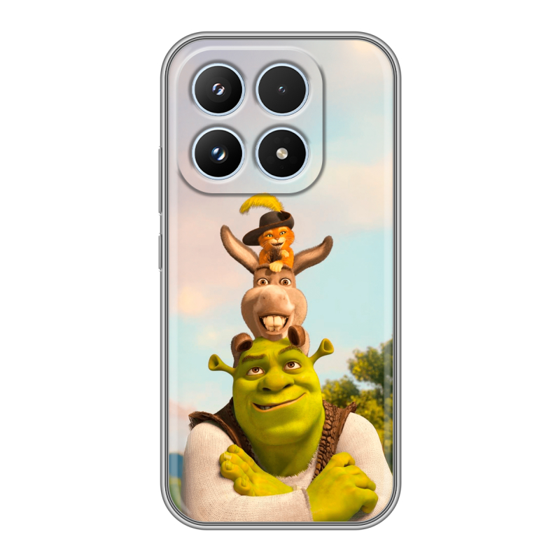 Силиконовый чехол на Xiaomi 17 с принтом Шрек Shrek Силиконовый чехол на Xiaomi 17 с принтом Шрек Shrek