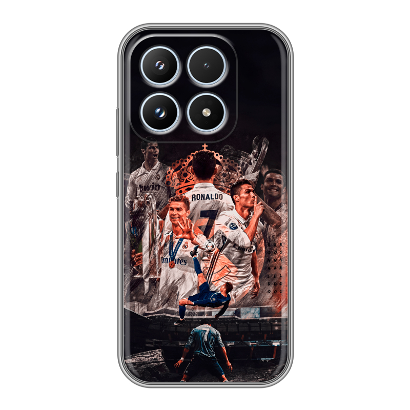 Силиконовый чехол на Xiaomi 17 с принтом Реал Роналдо Real Ronaldo Силиконовый чехол на Xiaomi 17 с принтом Реал Роналдо Real Ronaldo