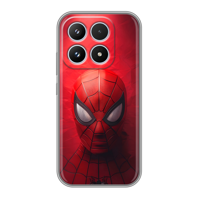 Силиконовый чехол на Xiaomi 17 с принтом Spiderman Человек паук Силиконовый чехол на Xiaomi 17 с принтом Spiderman Человек паук