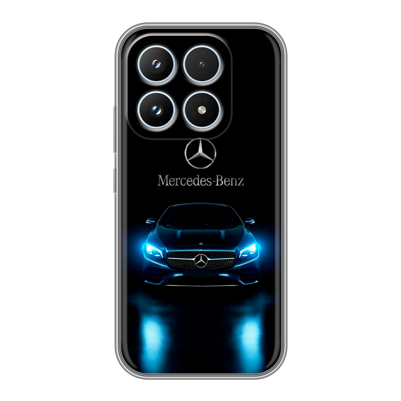 Силиконовый чехол на Xiaomi 17 с принтом Mercedes Мерседес Силиконовый чехол на Xiaomi 17 с принтом Mercedes Мерседес