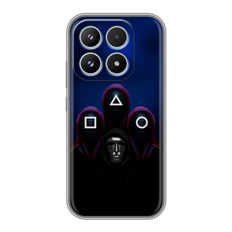 Силиконовый чехол на Xiaomi 17 с принтом Игра Кальмара Силиконовый чехол на Xiaomi 17 с принтом Игра Кальмара