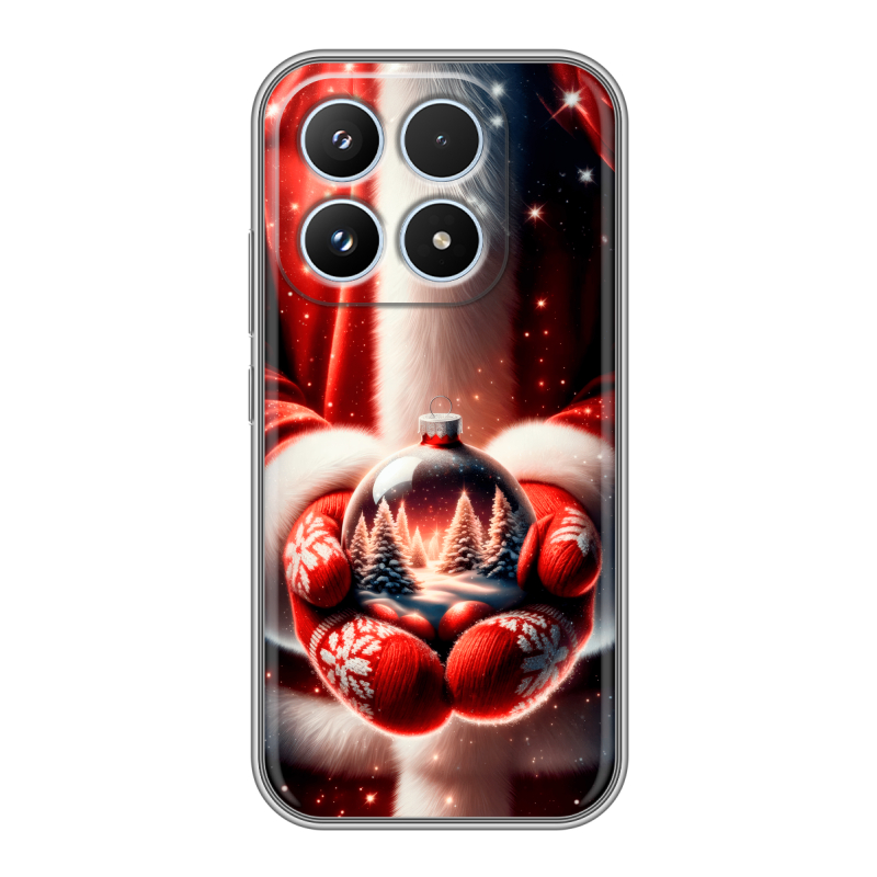 Силиконовый чехол на Xiaomi 17 с принтом Новый год Силиконовый чехол на Xiaomi 17 с принтом Новый год