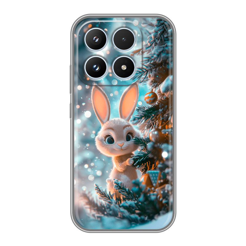 Силиконовый чехол на Xiaomi 17 с принтом Новый год Силиконовый чехол на Xiaomi 17 с принтом Новый год