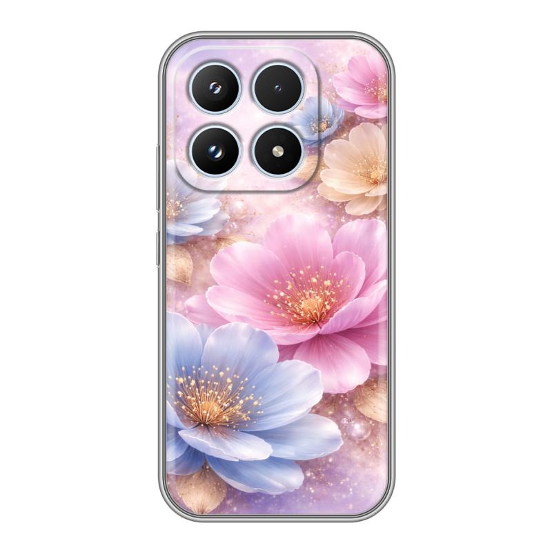 Силиконовый чехол на Xiaomi 17 с принтом женский Силиконовый чехол на Xiaomi 17 с принтом женский