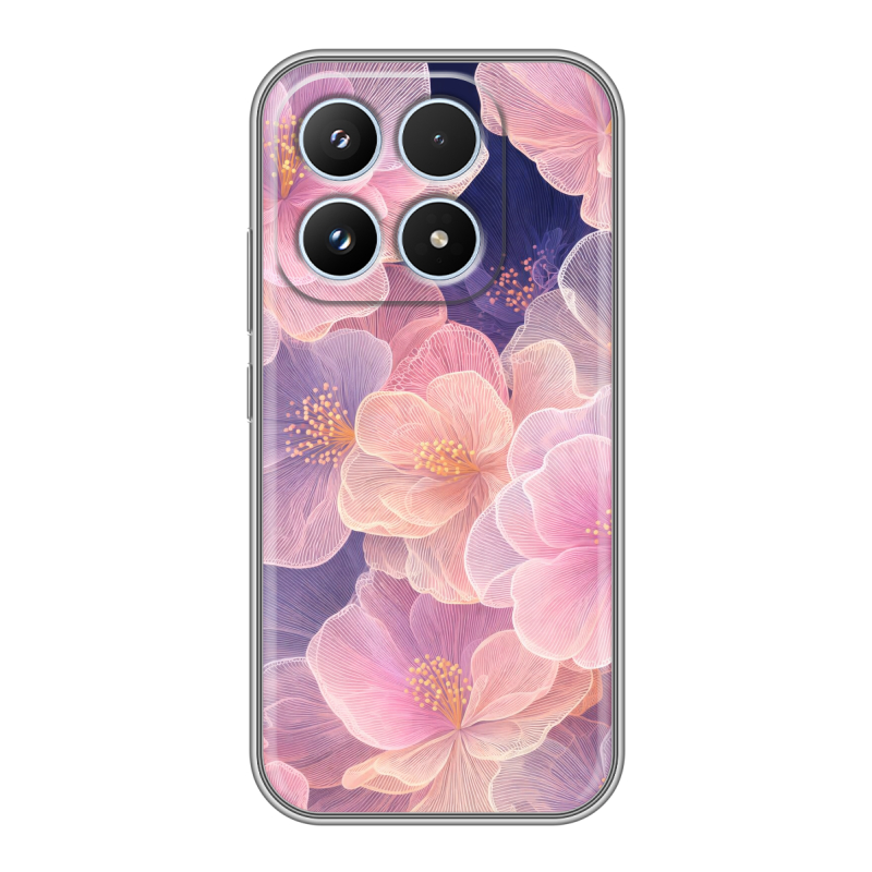 Силиконовый чехол на Xiaomi 17 с принтом женский Силиконовый чехол на Xiaomi 17 с принтом женский