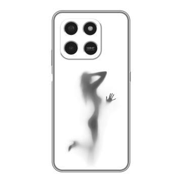 Силиконовый чехол на Honor X7d с принтом Силуэт