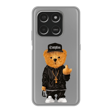 Силиконовый чехол на Honor X7d с принтом Плюшевый медведь Силиконовый чехол на Honor X7d с принтом Плюшевый медведь
