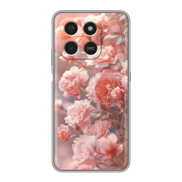 Силиконовый чехол на Honor X7d с принтом Розовые розы Силиконовый чехол на Honor X7d с принтом Розовые розы
