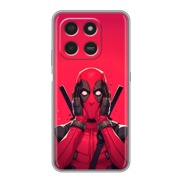 Силиконовый чехол на Honor X7d с принтом Дедпул Deadpool Силиконовый чехол на Honor X7d с принтом Дедпул Deadpool