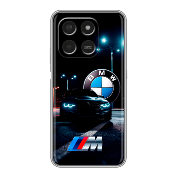 Силиконовый чехол на Honor X7d с принтом БМВ BMW